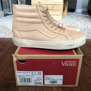 Vans Sk8 HI Re-Issue Veggie Leather Tan 8.5